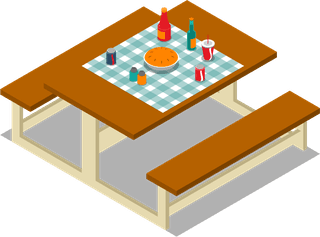 isometricbbq-picnic-items-illustration-393716