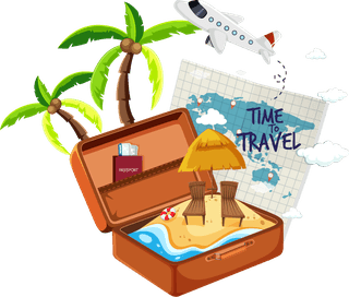beachin-the-travel-luggage-illustration-306748
