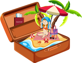 beachin-the-travel-luggage-illustration-615864