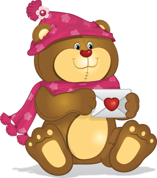 bearvalentine-animal-cartoon-vector-778431