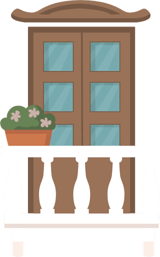 beautifuldecorated-balcony-flat-web-design-cartoon-vintage-windows-with-classic-decor-fences-777613
