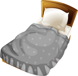 bedswith-six-different-color-blankets-illustration-803014