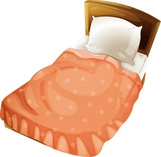 bedswith-six-different-color-blankets-illustration-413451
