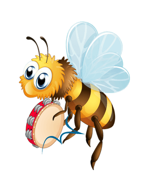 beefive-bees-flying-with-yellow-background-965398