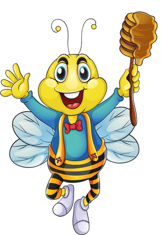 beefive-bees-flying-with-yellow-background-410310