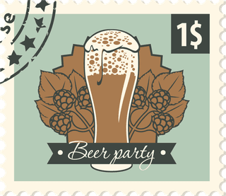 beerpostal-stamps-template-vector-478685