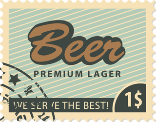 beerpostal-stamps-template-vector-644088