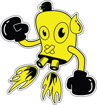 blackand-yellow-comic-characters-stickers-656860