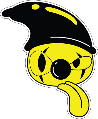blackand-yellow-comic-characters-stickers-663763