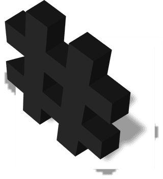 blackd-hashtag-icon-illustration-with-different-views-and-angles-427610
