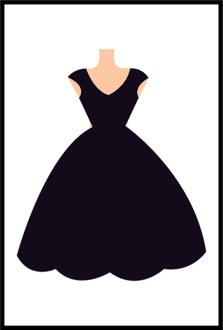 blackdresses-design-collection-various-flat-isolation-259256