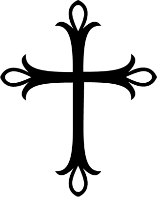 blackisolated-thin-cross-symbols-46485