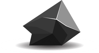 blackpolygon-stone-poly-rocks-geometric-crystal-polygonal-object-vector-illustration-733590