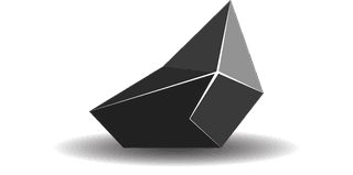 blackpolygon-stone-poly-rocks-geometric-crystal-polygonal-object-vector-illustration-432997