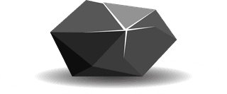 blackpolygon-stone-poly-rocks-geometric-crystal-polygonal-object-vector-illustration-688102