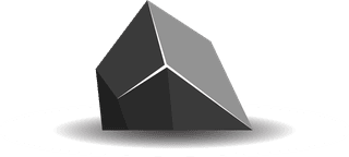 blackpolygon-stone-poly-rocks-geometric-crystal-polygonal-object-vector-illustration-540171
