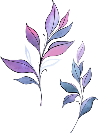 botanicalleaf-art-watercolor-red-vector-cover-851684