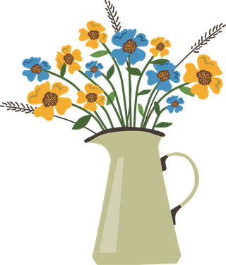bouquetof-flowers-flowers-in-vase-flower-arrangements-illustration-139169
