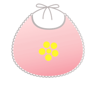 pinkbaby-bib-with-yellow-flower-pattern-for-mealtime-473112