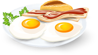 breakfastbrekfast-time-realistic-pictograms-poster-197842