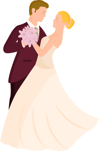 brideand-groom-wedding-couple-character-collection-475548