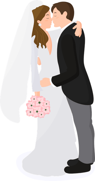 brideand-groom-wedding-couple-character-collection-253706