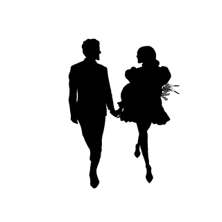 brideand-groom-wedding-couples-silhouette-701746