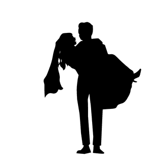 brideand-groom-wedding-couples-silhouette-713549