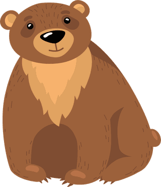 brownbear-funny-grizzly-bears-set-868201