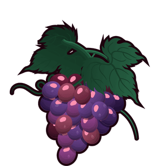 bunchof-grapes-menu-design-elements-retro-barrel-grape-wine-sketch-11806