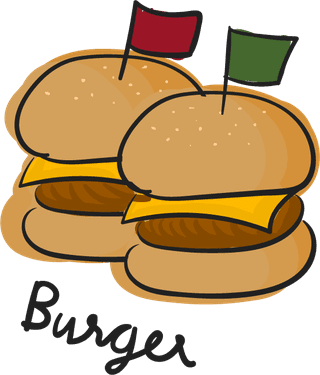 burgerdrawing-style-food-collection-883963