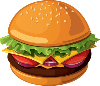 burgerfast-food-and-chocolate-with-ice-cream-icons-vector-420762
