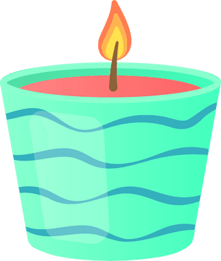 burningcandles-with-flowers-herbs-candlesticks-candlelight-cartoon-illustration-538209
