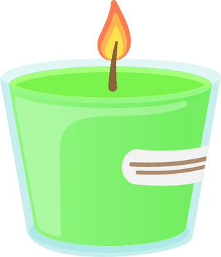 burningcandles-with-flowers-herbs-candlesticks-candlelight-cartoon-illustration-268668