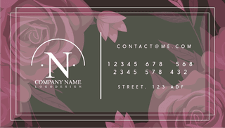 businesscard-templates-classic-colored-leaf-floral-decor-561580