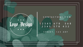 businesscard-templates-classic-colored-leaf-floral-decor-623320