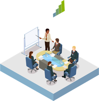 businesseducation-coaching-and-meeting-isometric-449126