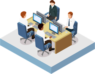 businesseducation-coaching-and-meeting-isometric-459065