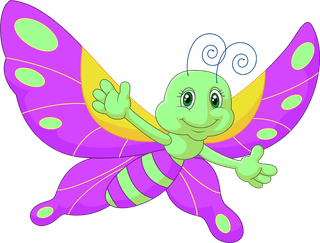 butterflycartoon-collection-of-butterfly-on-white-background-138476