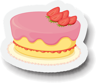 cakeset-dessert-fruit-sticker-348028