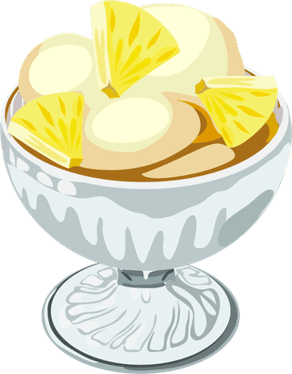 cakewith-drink-and-ice-cream-vector-set-743547