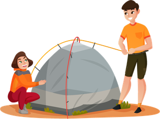 campinggroup-and-camping-people-illustration-32445