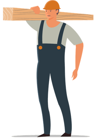 carpentrywork-icons-male-worker-various-gestures-isolation-806911