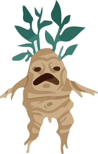 cartooncharacters-ginseng-funny-vector-704544