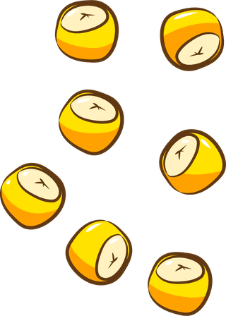 cartooncolorful-whole-and-sliced-banana-fruit-isolated-on-white-background-455693