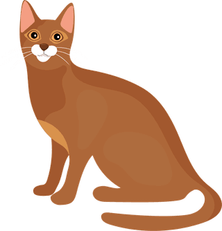 catcartoon-kitties-cats-with-different-colored-fur-markings-standing-sitting-walking-285193