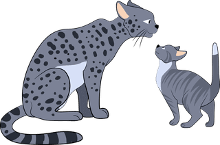 catfeline-species-icons-cute-cartoon-sketch-105366