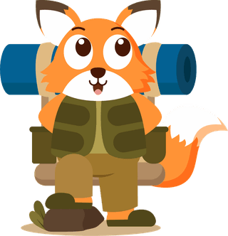 catfox-animal-with-various-activity-for-graphic-design-vector-967896