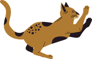 catwild-feline-animals-icons-classical-flat-sketch-754343