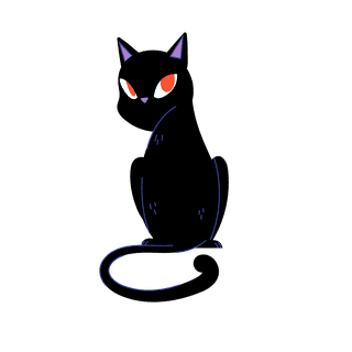 cuteblack-purple-cat-with-red-eyes-832892